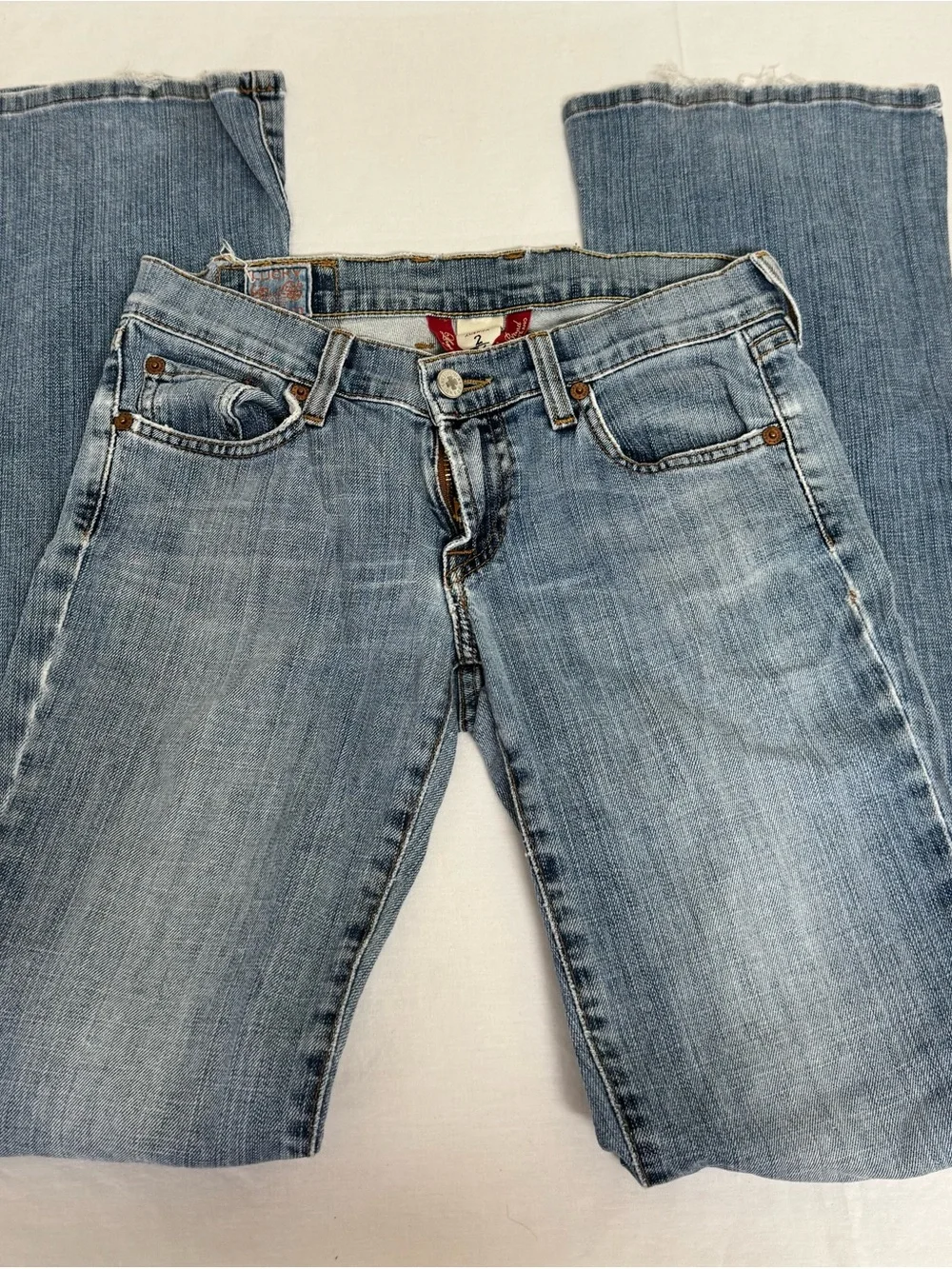 Lucky Brand Women's Light Blue Wide Leg Jeans - Picture 1 of 8